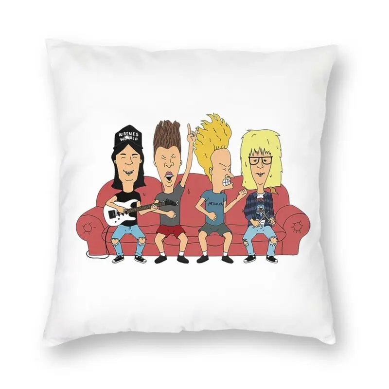 Классический чехол MTV с подушкой Beavis и Butthead, украшение для дома, нордическая комедия мультяшная Наволочка на стул для ТВ-шоу, квадратная поду...
Классический чехол MTV с подушкой Beavis и Butthead, украшение для дома, нордическая комедия мультяшная Наволочка на стул для ТВ-шоу, квадратная поду...