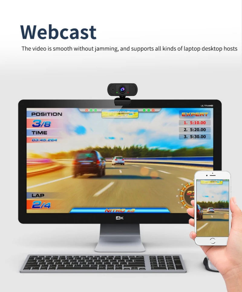 Protable Auto Focus HD Webcam Built-in Microphone High-end Video Call Camera Computer Peripherals Web Camera For PC Laptop Class
Protable Auto Focus HD Webcam Built-in Microphone High-end Video Call Camera Computer Peripherals Web Camera For PC Laptop Class