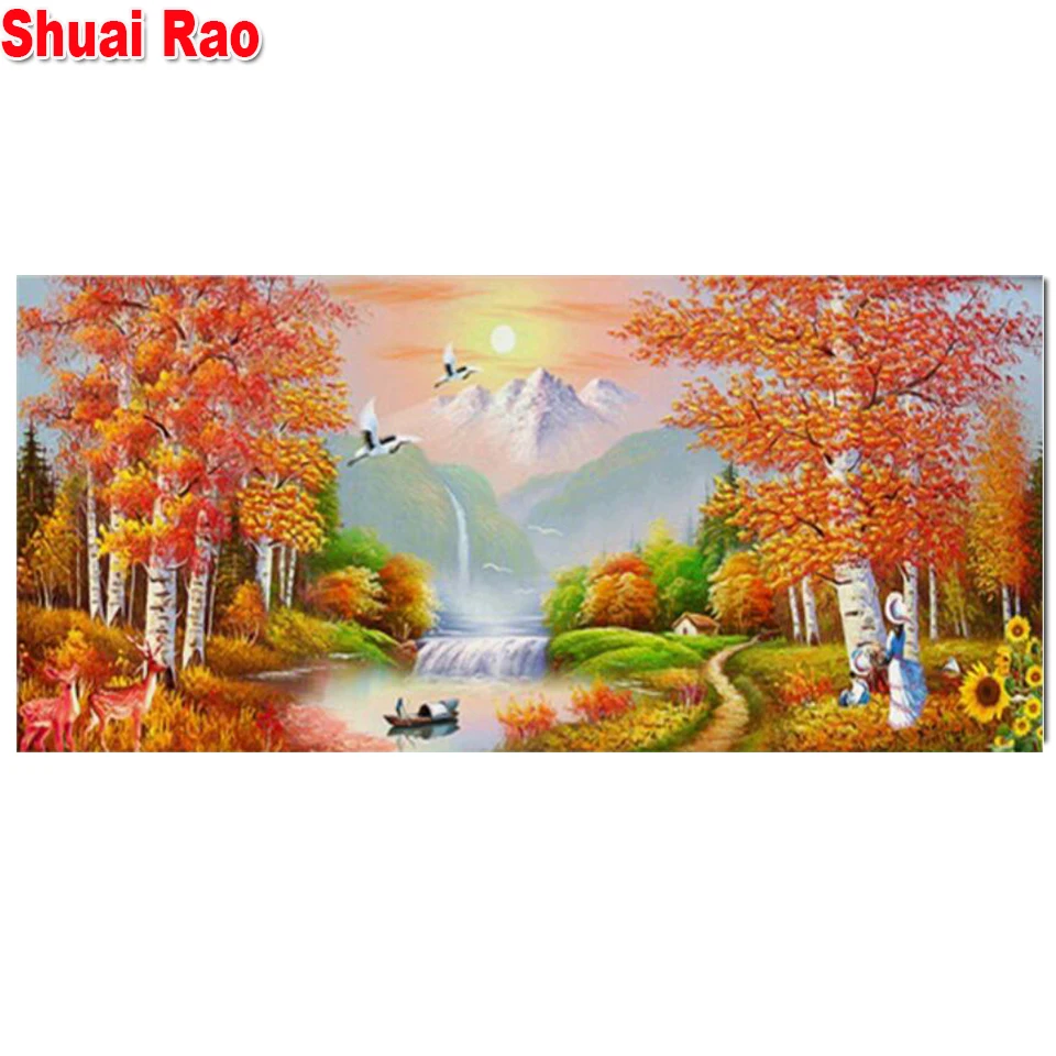 Home art Diamond Painting Autumn Red Tree Forest Sunset Diamond Embroidery full Square Round Diamond Mosaic rhinestone Decoratio
Home art Diamond Painting Autumn Red Tree Forest Sunset Diamond Embroidery full Square Round Diamond Mosaic rhinestone Decoratio