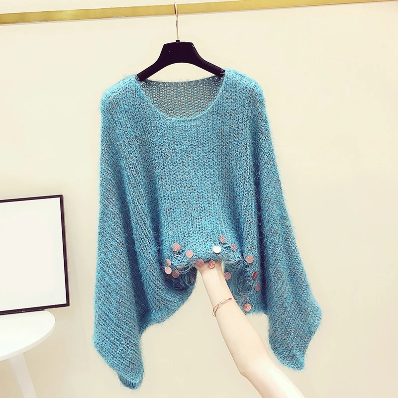 Shine Sequined Knitted Women Sweater Pullovers Spring New 2021 Solid Loose Oversized Lady Elegant Pulls Tops
Shine Sequined Knitted Women Sweater Pullovers Spring New 2021 Solid Loose Oversized Lady Elegant Pulls Tops