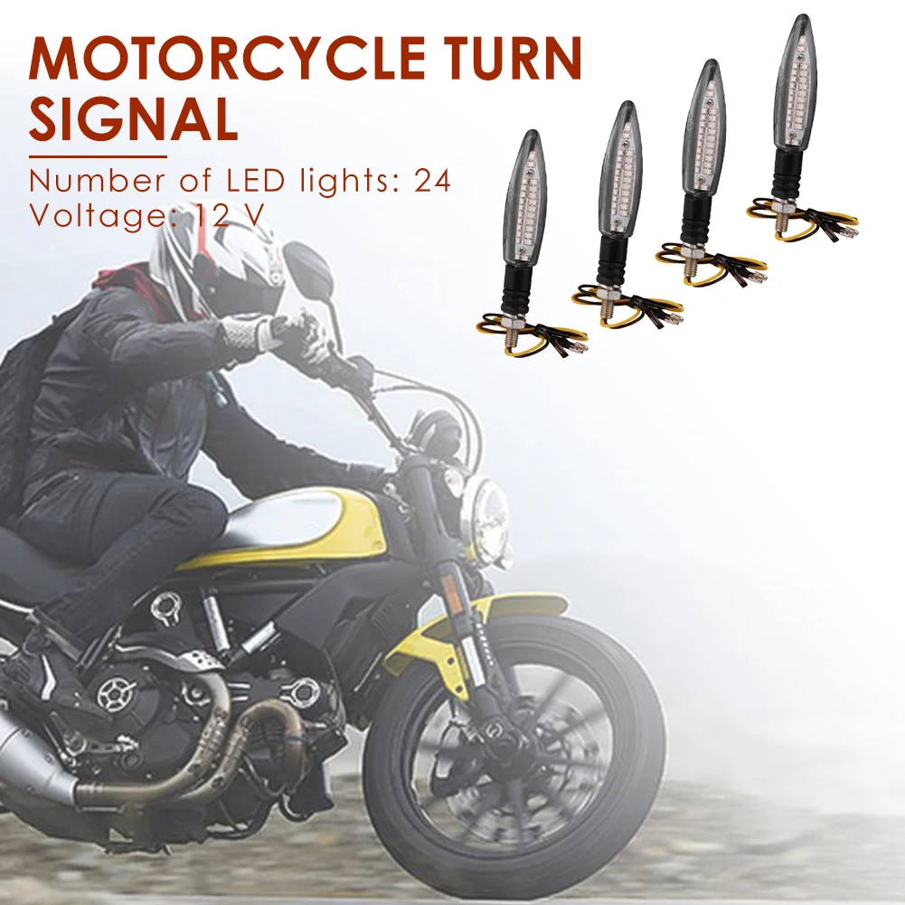4pcs Universal Amber LED Motorcycle Turn Signal Lights Indicator IP67 Blinker for Motorcycle Safety Protection Accessaries
4pcs Universal Amber LED Motorcycle Turn Signal Lights Indicator IP67 Blinker for Motorcycle Safety Protection Accessaries