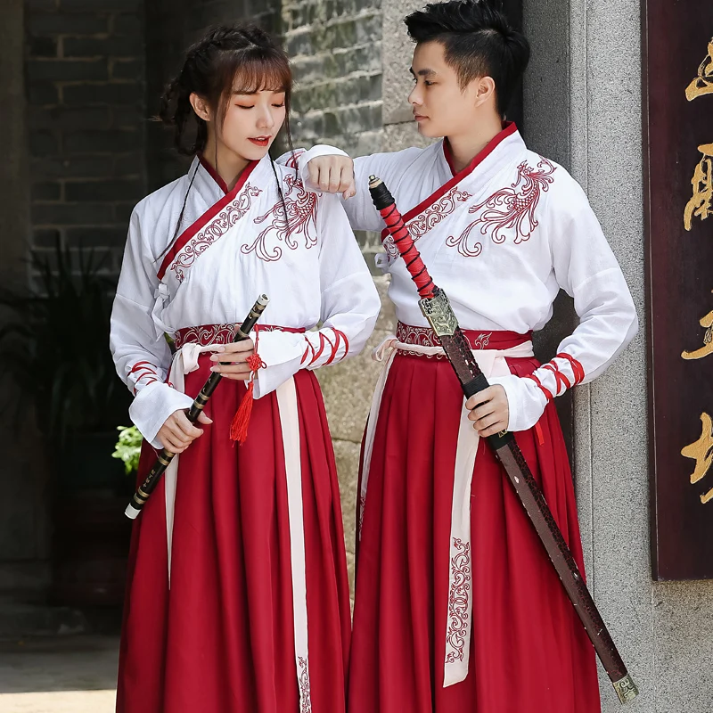 Hanfu men's and women's martial arts style couples set students Han element graduation class service daily cosplay costume
Hanfu men's and women's martial arts style couples set students Han element graduation class service daily cosplay costume