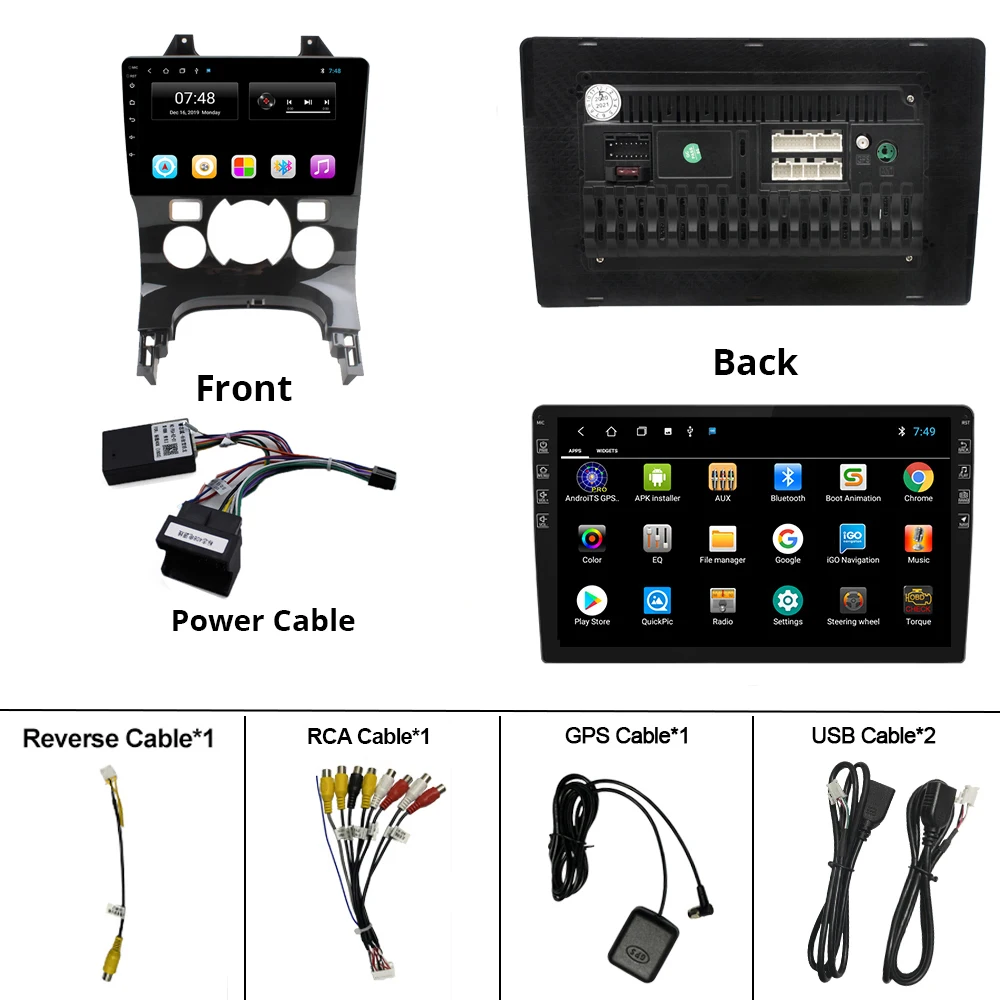 2DIN Android 9.0 Car Radio For Peugeot 3008 2009-2015 Car Multimedia Video Stereo Player GPS Navigation Autoradio DVD Player
2DIN Android 9.0 Car Radio For Peugeot 3008 2009-2015 Car Multimedia Video Stereo Player GPS Navigation Autoradio DVD Player