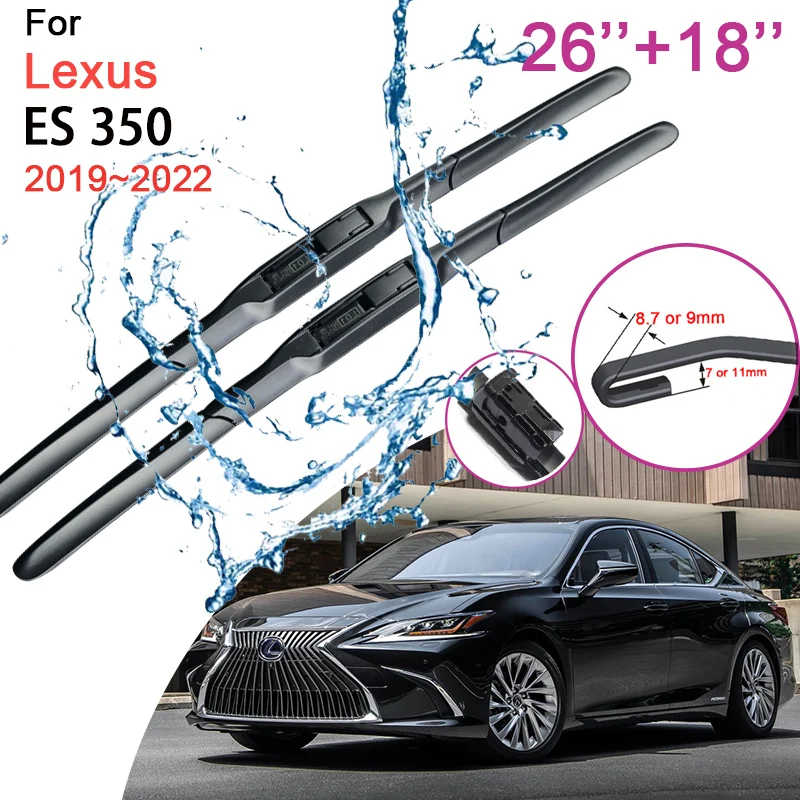 Car Front Windshield Wiper Blades for Lexus ES 350 Z10 2019 2020~2022 Frameless Silent Durable Rubber Snow Scraping Accessories
Car Front Windshield Wiper Blades for Lexus ES 350 Z10 2019 2020~2022 Frameless Silent Durable Rubber Snow Scraping Accessories