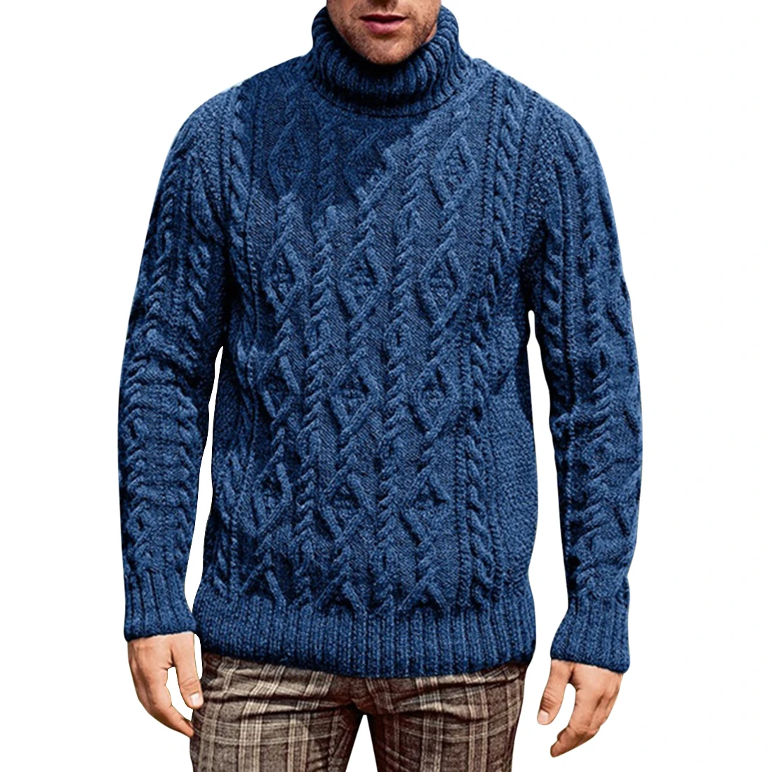 4 Color Men New Sweater Solid Color Long Sleeve Turleneck Winter Knitted Blouse Casual Plus Size Knitwear Pullover
4 Color Men New Sweater Solid Color Long Sleeve Turleneck Winter Knitted Blouse Casual Plus Size Knitwear Pullover