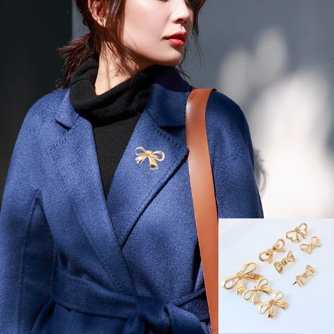DIY Garment Buttons New Fashion Gold Silver Bowknot Bow Ties Bags Shoes Clip Buckles Sweater Hardware Decoration Accessorie
DIY Garment Buttons New Fashion Gold Silver Bowknot Bow Ties Bags Shoes Clip Buckles Sweater Hardware Decoration Accessorie