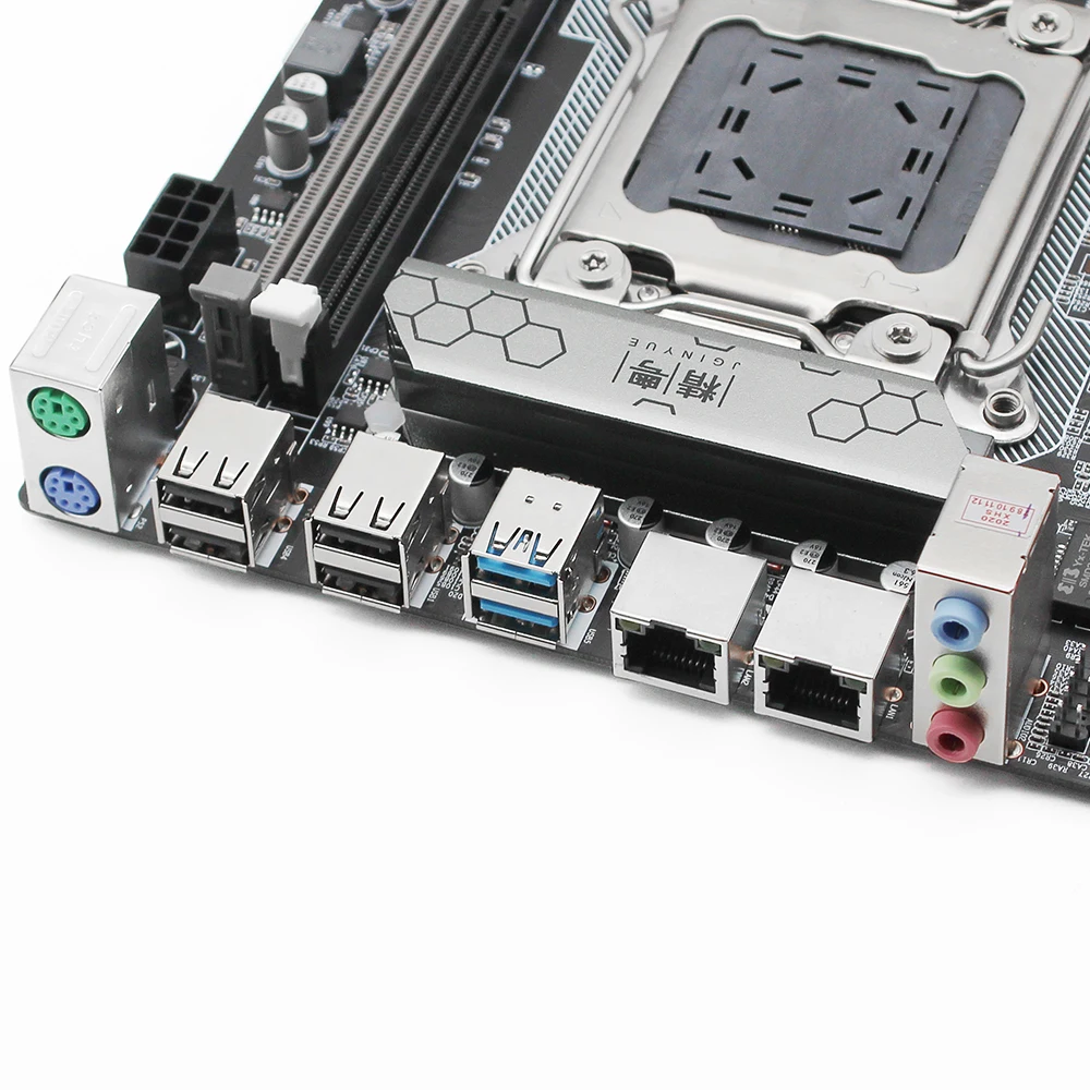 JGINYUE X79 материнская плата с двойным процессором LGA 2011 комплект 2 шт. Xeon E5 2640