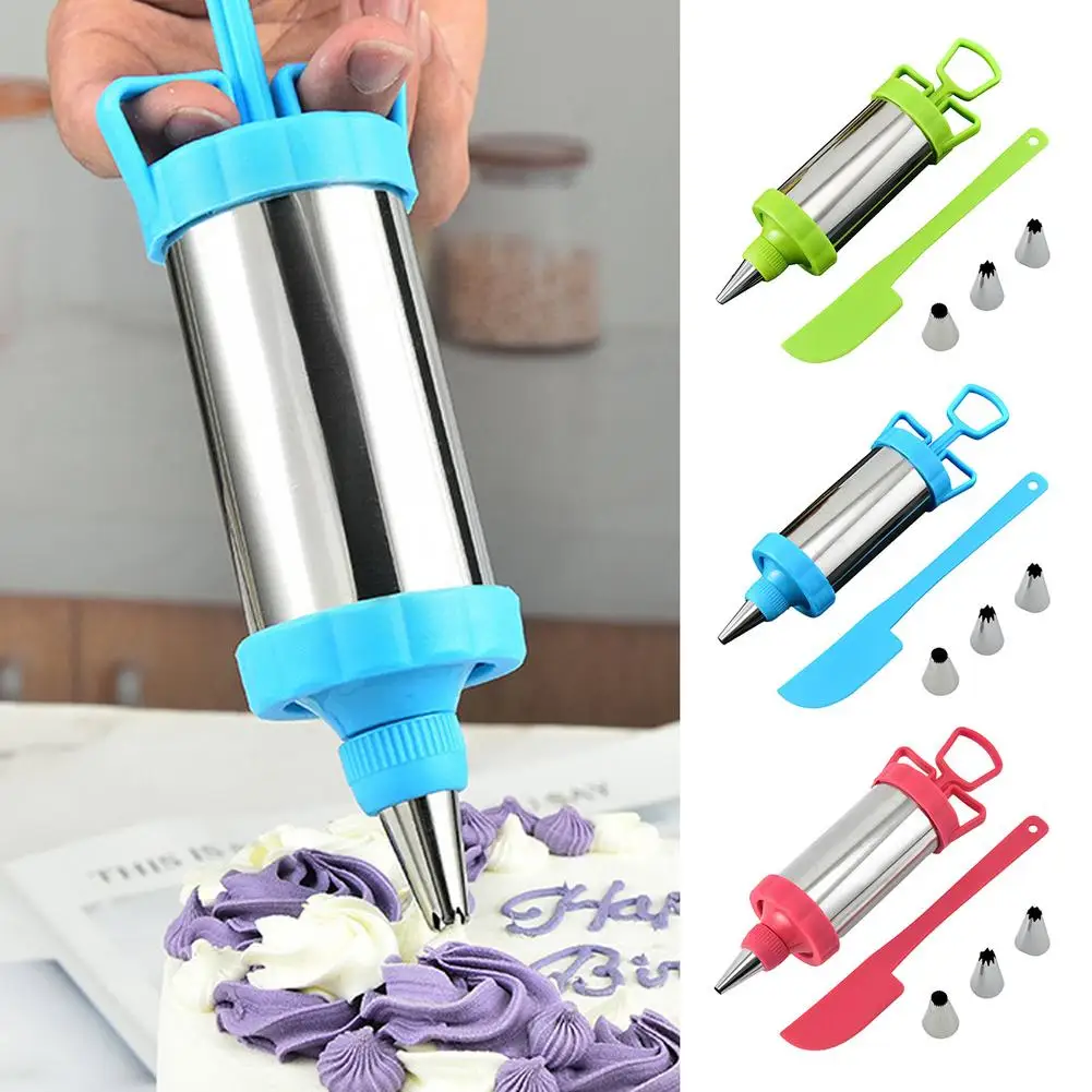 Pastry Filling Injector Syringe Decorating Kit Stainless Steel Icing Tool With 3 Tips And 1 Spatula Dessert Decorator Baking Too
Pastry Filling Injector Syringe Decorating Kit Stainless Steel Icing Tool With 3 Tips And 1 Spatula Dessert Decorator Baking Too