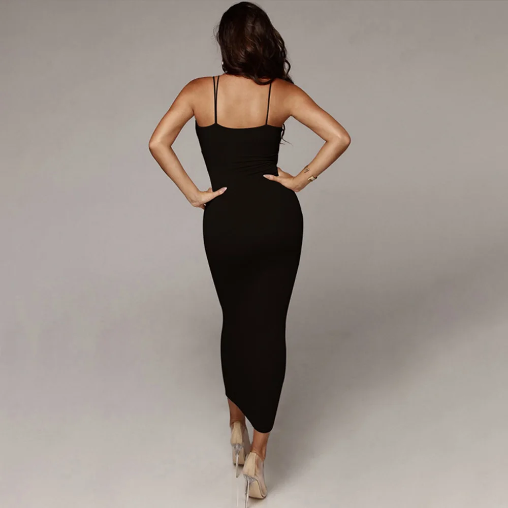 2021 NEW Fashion Sexy Womens Bandage Bodycon Sleeveless Party Club Dazzling Solid Color Slim Fit Long Dress 
2021 NEW Fashion Sexy Womens Bandage Bodycon Sleeveless Party Club Dazzling Solid Color Slim Fit Long Dress