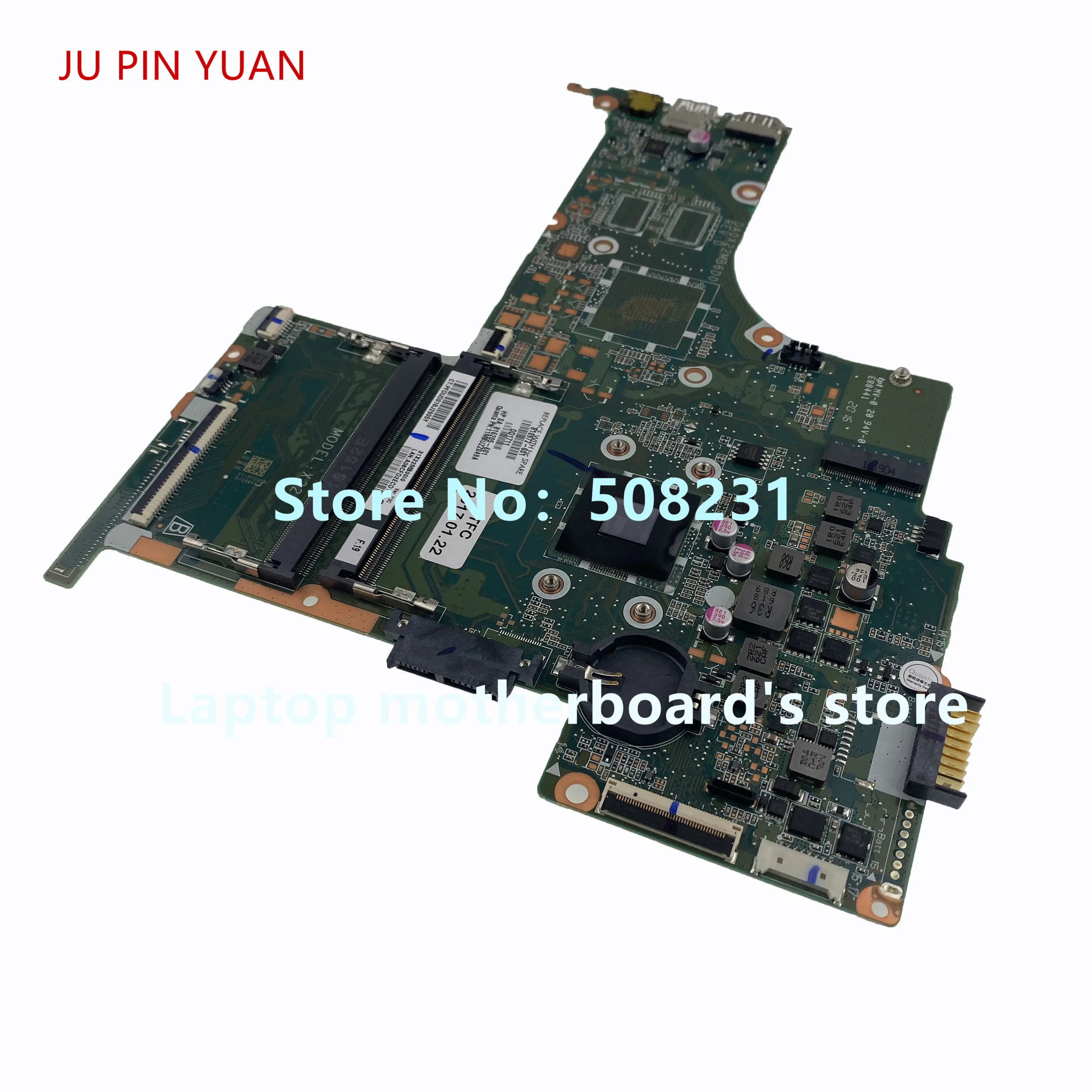 Материнская плата для ноутбука DA0X22MB6D0 810972-001 810972-501 для ноутбука HP Pavilion серии 14-ab 810972-601 с фотоэлементами, полностью протестирована
Материнская плата для ноутбука DA0X22MB6D0 810972-001 810972-501 для ноутбука HP Pavilion серии 14-ab 810972-601 с фотоэлементами, полностью протестирована