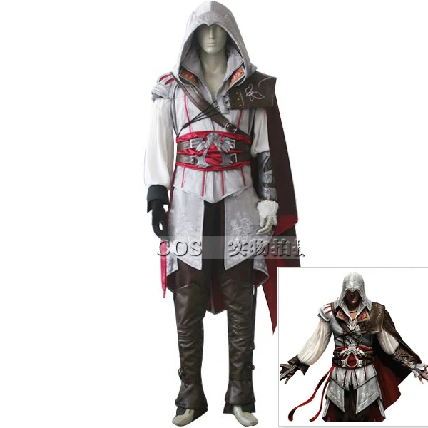 Мужские костюмы для Хэллоуина, маскарада, полный комплект для косплея Ezio, размер на заказ
Мужские костюмы для Хэллоуина, маскарада, полный комплект для косплея Ezio, размер на заказ