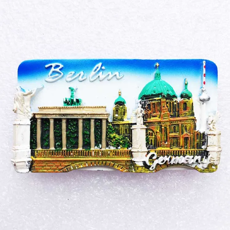 QIQIPP German tourist souvenirs 3D landscape magnetic stickers Brandenburg Gate Berlin Cathedral tourist refrigerator stickers
QIQIPP German tourist souvenirs 3D landscape magnetic stickers Brandenburg Gate Berlin Cathedral tourist refrigerator stickers