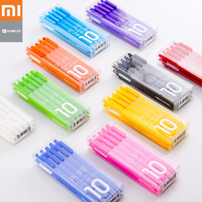 10pc Original Xiaomi Mijia Kaco Pen 0.5mm Gel Pen Signing Pen Core Durable Signing Pen Refill Smooth Writing Stationery Supplies
10pc Original Xiaomi Mijia Kaco Pen 0.5mm Gel Pen Signing Pen Core Durable Signing Pen Refill Smooth Writing Stationery Supplies