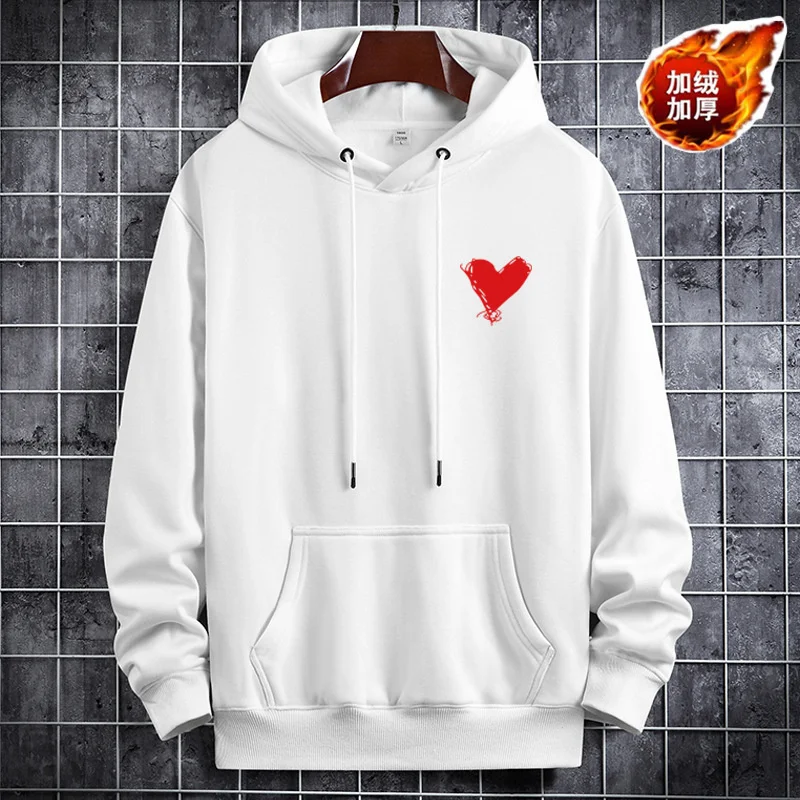 Hooded Sweater Men's Autumn and Winter a set of 2021 New Trend Jackets Plus Velvet Thickening With Handsome Clothes
Hooded Sweater Men's Autumn and Winter a set of 2021 New Trend Jackets Plus Velvet Thickening With Handsome Clothes