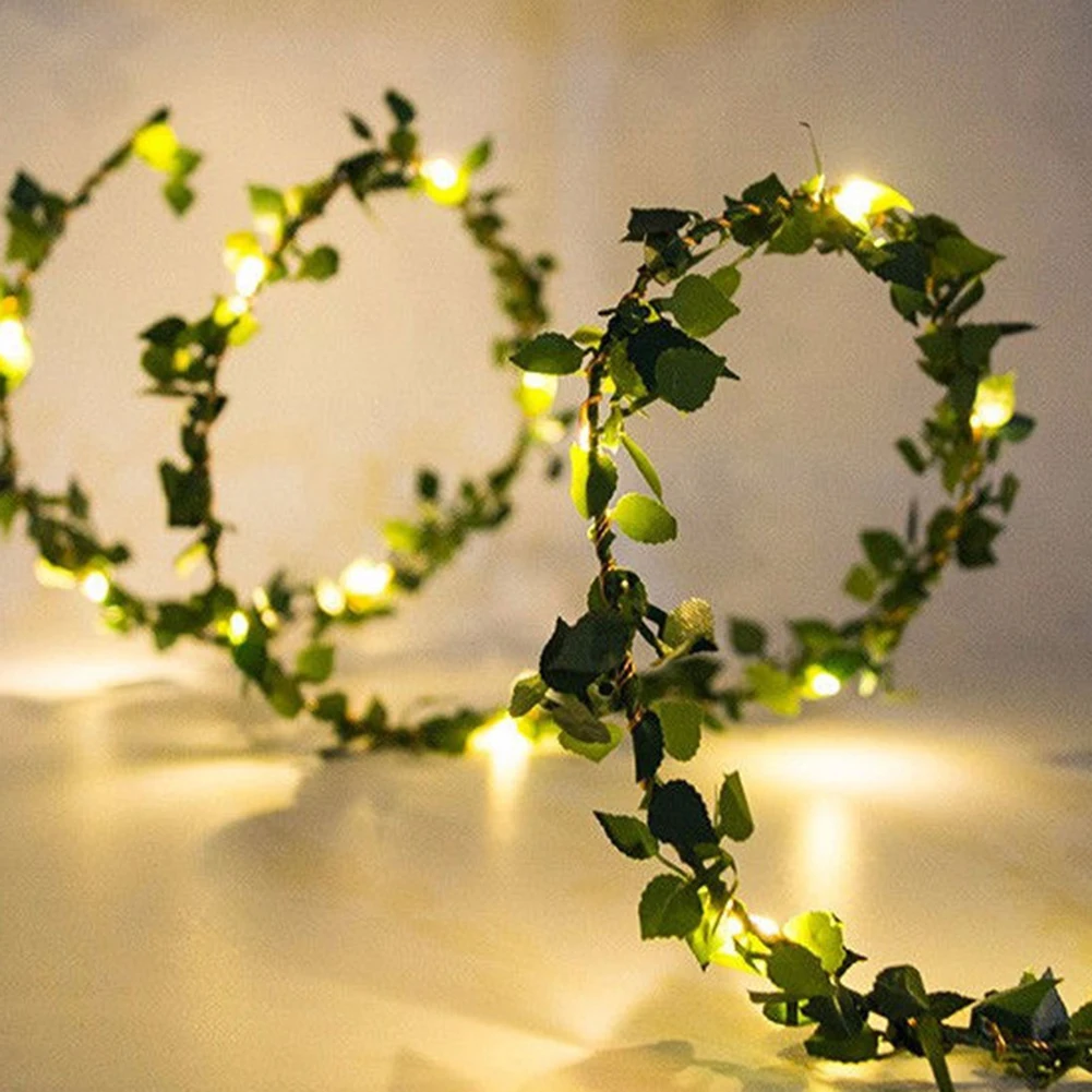 5M/10M Green Leaf Garland String Lights LED Battery Powered Leaves Wedding Party Fairy Lamp for Christmas Wedding Party Decor
5M/10M Green Leaf Garland String Lights LED Battery Powered Leaves Wedding Party Fairy Lamp for Christmas Wedding Party Decor