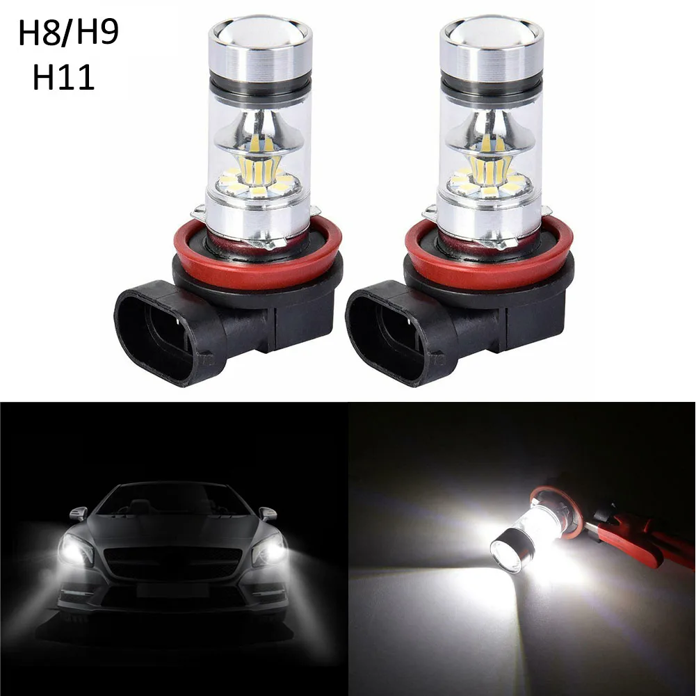 2Pcs H11 H8 H9 LED Fog Light High Quality 100W Daytime Running Light Car Anti Fog Super bright Light Bulb Fog Lamps Spare L ight
2Pcs H11 H8 H9 LED Fog Light High Quality 100W Daytime Running Light Car Anti Fog Super bright Light Bulb Fog Lamps Spare L ight