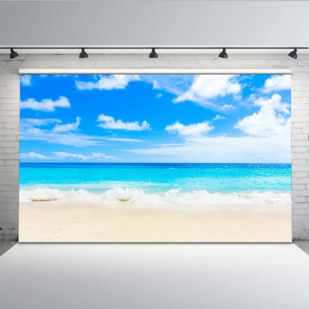 Photography Backdrops Blue Sky and Sea Wave Photo Booth Background for Sandy Beach Props Summer Holiday G-512
Photography Backdrops Blue Sky and Sea Wave Photo Booth Background for Sandy Beach Props Summer Holiday G-512