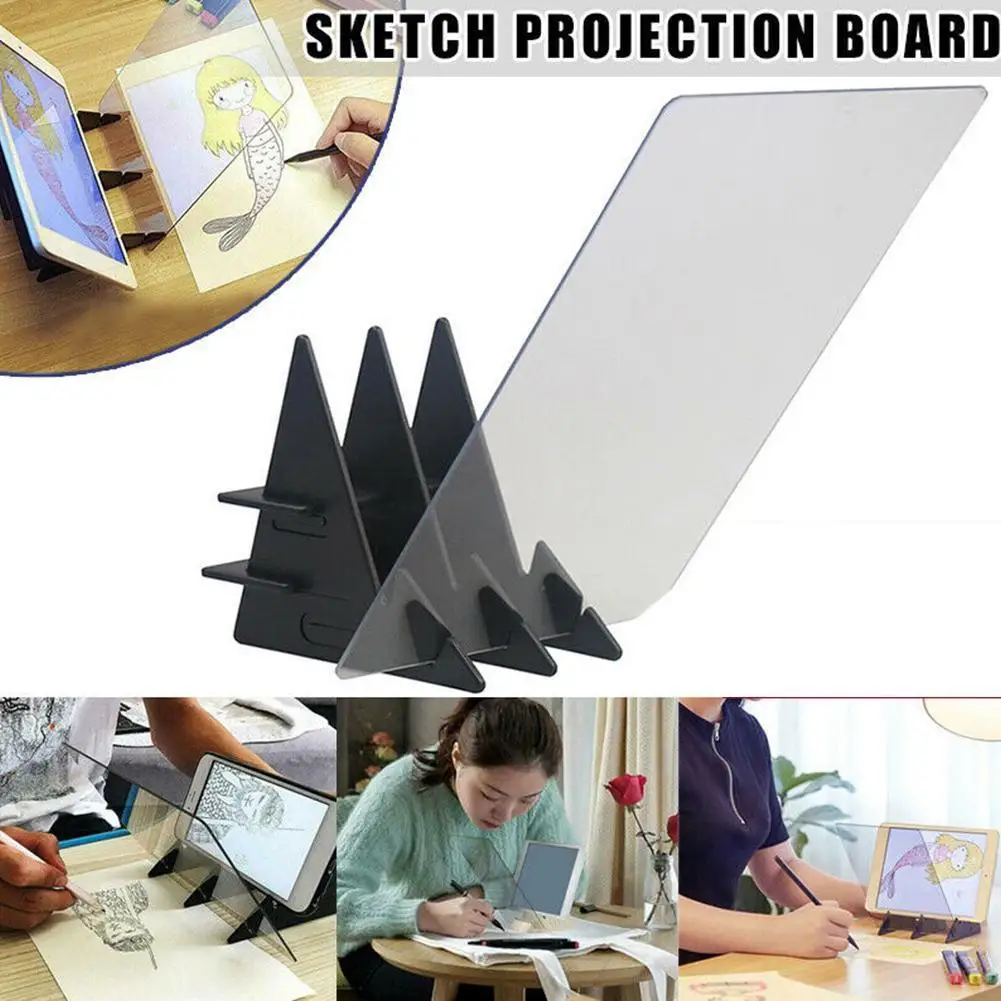 22.5x15.6" Plastic Sketch Tracing Drawing Board Optical Sketching Tool Projector Reflection and Painting For Beginners Draw Q2F6
22.5x15.6" Plastic Sketch Tracing Drawing Board Optical Sketching Tool Projector Reflection and Painting For Beginners Draw Q2F6