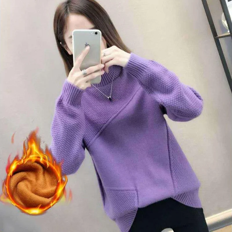 Thick Half Turtleneck Ribbed Winter Sweater Women Korean Style Slim Knitted Pullovers Casual Fashion Jumper Tops 2021 New arriva
Thick Half Turtleneck Ribbed Winter Sweater Women Korean Style Slim Knitted Pullovers Casual Fashion Jumper Tops 2021 New arriva