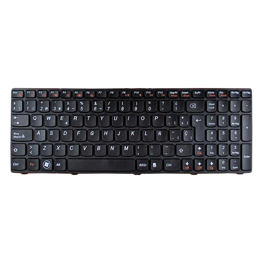 Испанская клавиатура для ноутбука Lenovo G580 Z580 G580A V580A Z580A G580AH G580AM G580G G585 G585A G585AR G780 G770