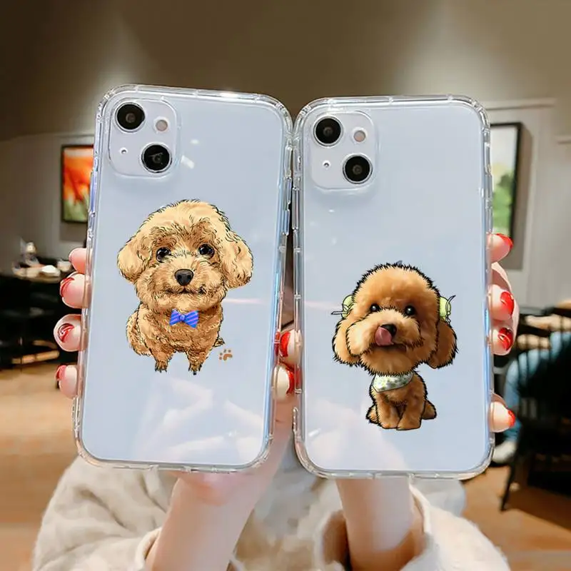 Teddy dog cute hand drawn Phone Case Transparent soft For iphone 12 11 13 7 8 6 s plus x xs xr pro max mini
Teddy dog cute hand drawn Phone Case Transparent soft For iphone 12 11 13 7 8 6 s plus x xs xr pro max mini
