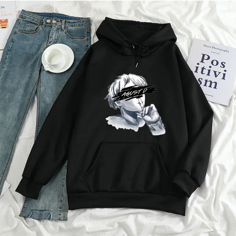 Kpop Kawaii Black Agust D Private Printed Hoodie Winter Plus Fleece Sweatshirt Oversize Harajuku BF Sports Outfit for Women Man
Kpop Kawaii Black Agust D Private Printed Hoodie Winter Plus Fleece Sweatshirt Oversize Harajuku BF Sports Outfit for Women Man