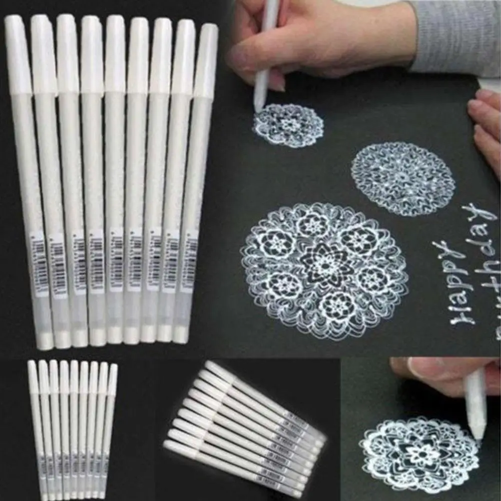 White Marker Pen Sketching Painting Pens Art Stationery Supplies White Marker Pen for learnng School Supplies
White Marker Pen Sketching Painting Pens Art Stationery Supplies White Marker Pen for learnng School Supplies