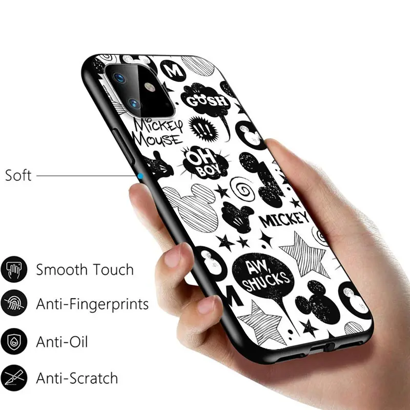 Disney mickey mouse estilo For Apple iPhone 12 11 Pro Max mini XS Max XR X 8 7 6 6S Plus 5S SE 2020 Soft Black Phone Case
Disney mickey mouse estilo For Apple iPhone 12 11 Pro Max mini XS Max XR X 8 7 6 6S Plus 5S SE 2020 Soft Black Phone Case