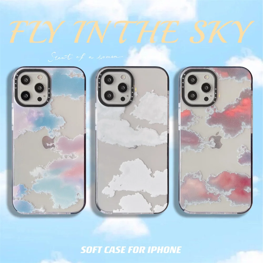 Sunny Colorful Cloud Case For IPhone 13 Pro 12 11 X Xr Xs Max Soft Air Anti Drop Tpu For 6 7 8 Plus Transparent Protection Cover
Sunny Colorful Cloud Case For IPhone 13 Pro 12 11 X Xr Xs Max Soft Air Anti Drop Tpu For 6 7 8 Plus Transparent Protection Cover