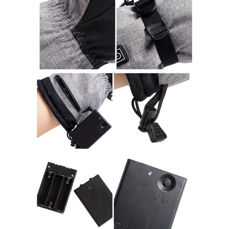 Winter Outdoor Heated Gloves Three-speed Thermostat Warm and Cold-proof Electric Heating Hand Cover Rechargeable Waterproof Glov
Winter Outdoor Heated Gloves Three-speed Thermostat Warm and Cold-proof Electric Heating Hand Cover Rechargeable Waterproof Glov