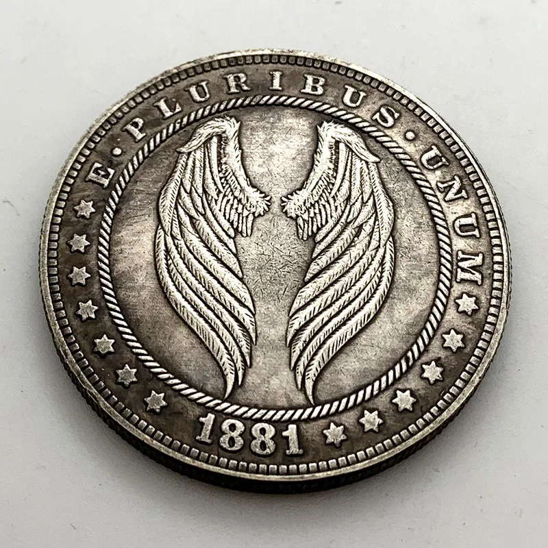 Коллекционная монета 1881 года "Крылья ангела"
Коллекционная монета 1881 года "Крылья ангела"