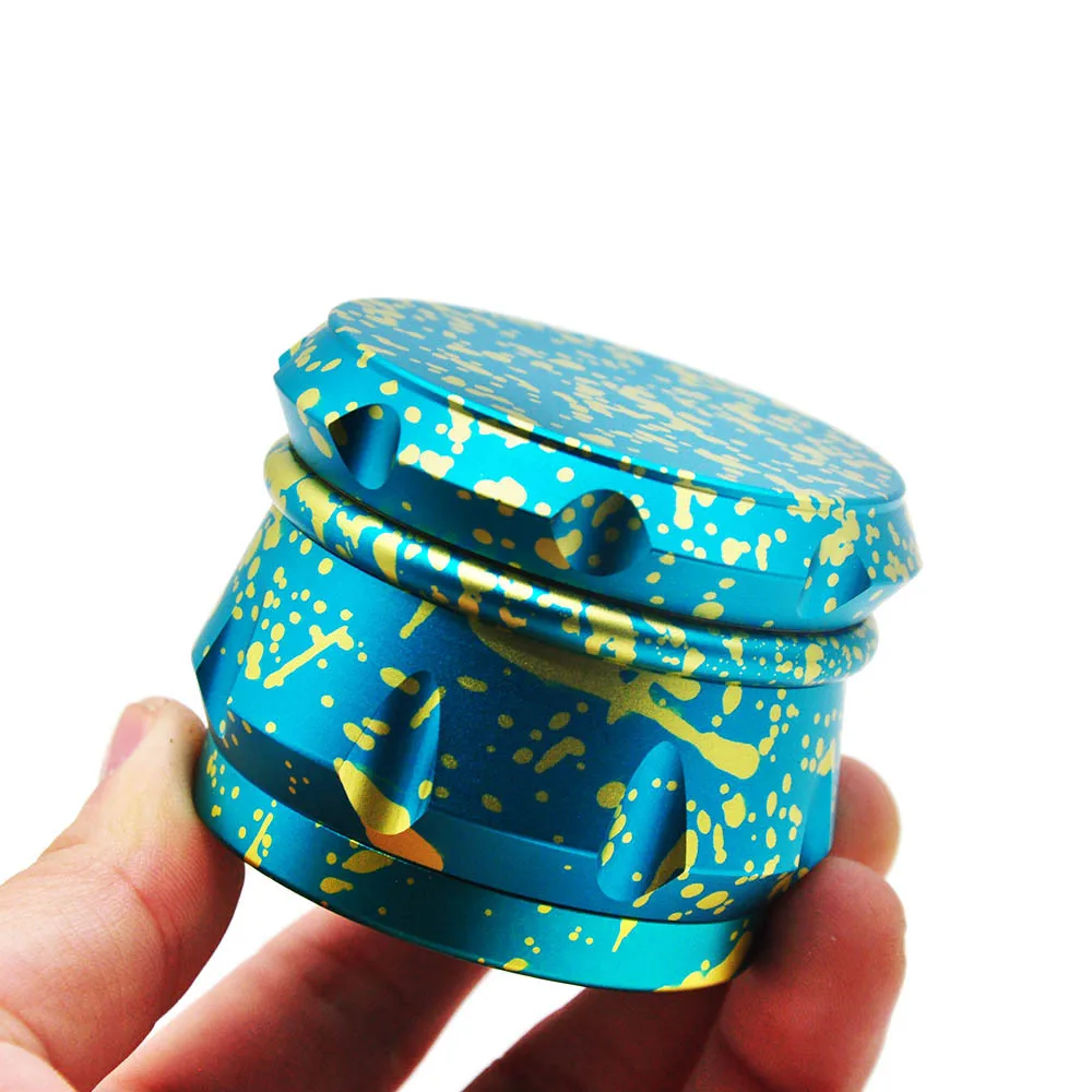 Trend Frosted Spots Metal Tobacco Weed Grinder 63mm 4-Layers Camouflage Aviation Aluminum Herbal Crusher Smoking Accessories
Trend Frosted Spots Metal Tobacco Weed Grinder 63mm 4-Layers Camouflage Aviation Aluminum Herbal Crusher Smoking Accessories