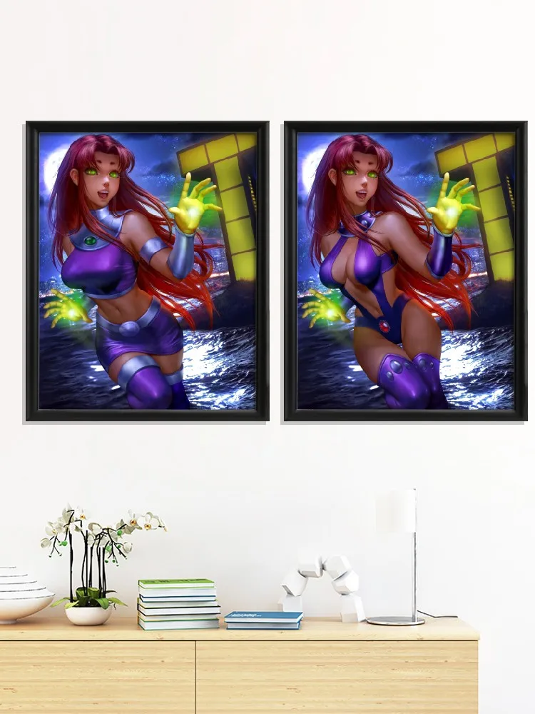Starfire мультфильм сексуальная обнаженная девушка Аниме DC Kawaii постер Декор стены Искусство шелковые принты для дома комнаты
Starfire мультфильм сексуальная обнаженная девушка Аниме DC Kawaii постер Декор стены Искусство шелковые принты для дома комнаты
