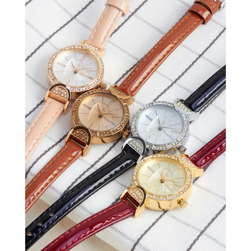Julius Women's Watch Leather Fashion Dress Ladies Wrist Female Clock Bracelet Cute Mini Heart Rhinestones Girl's Gift Julius 779
Julius Women's Watch Leather Fashion Dress Ladies Wrist Female Clock Bracelet Cute Mini Heart Rhinestones Girl's Gift Julius 779