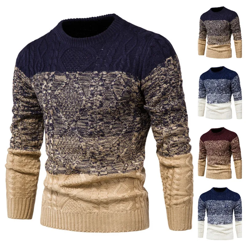 New Autumn Winter Men's Wool Pullover O-neck Long Sleeve Thick Warm Casual Stretchy Fashion Male Sweater
New Autumn Winter Men's Wool Pullover O-neck Long Sleeve Thick Warm Casual Stretchy Fashion Male Sweater