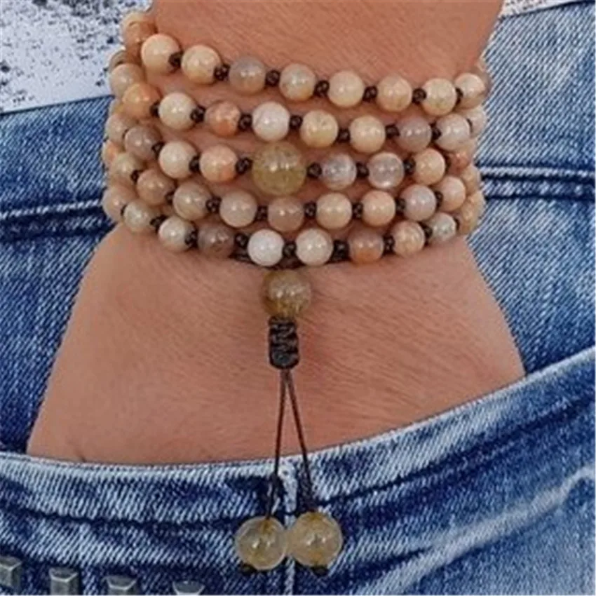 Natural Moonstone Necklace 108 Buddha Beads Bracelet Handmade Classic Cuff Healing Energy Chic Relief Colorful Elegant Beaded
Natural Moonstone Necklace 108 Buddha Beads Bracelet Handmade Classic Cuff Healing Energy Chic Relief Colorful Elegant Beaded