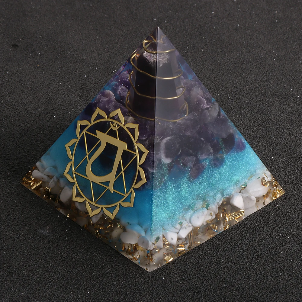 Natural Fluorite Hexagonal Cone Orgone Pyramids Amethysts Gem Stone Orgonite Energy Generator Home Decoration Prayer Pyramid
Natural Fluorite Hexagonal Cone Orgone Pyramids Amethysts Gem Stone Orgonite Energy Generator Home Decoration Prayer Pyramid
