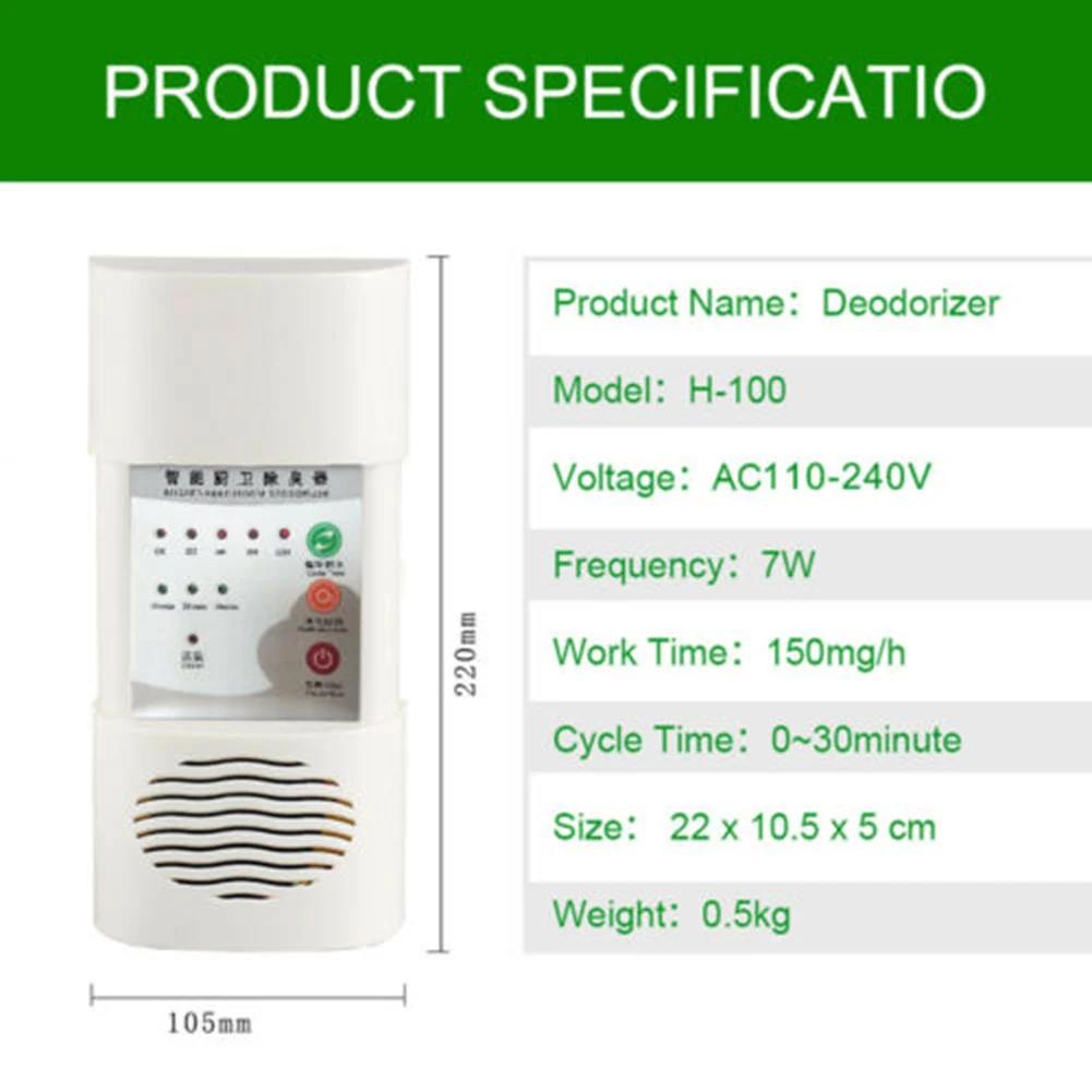 Air Purifier Remove Odor Air Smoke Cleaning Safe for Home Bathroom Kitchen LXY9
Air Purifier Remove Odor Air Smoke Cleaning Safe for Home Bathroom Kitchen LXY9