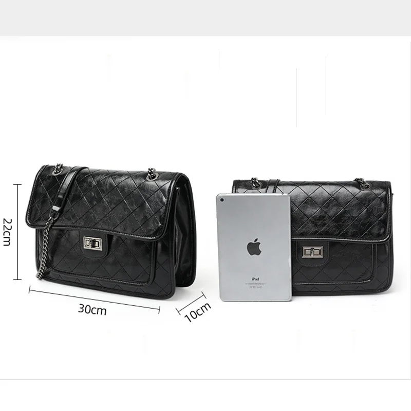 2021 Fashion Luxury Designer Leather Handbags For Women Plaid Crossbody Bags Double Flap Turn Chain Shoulder Bags Black Wine red
2021 Fashion Luxury Designer Leather Handbags For Women Plaid Crossbody Bags Double Flap Turn Chain Shoulder Bags Black Wine red