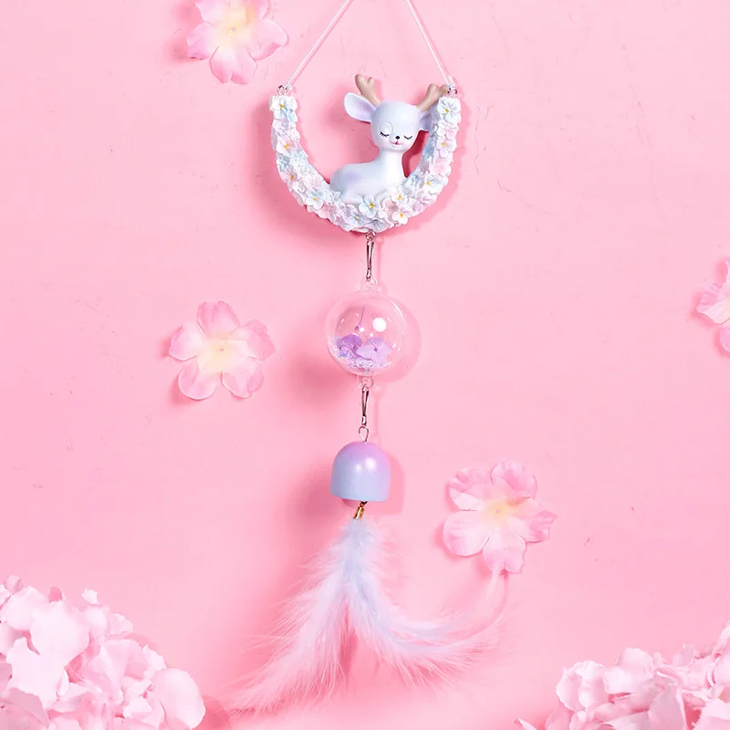 INS Style Pink Girl Heart Wind Chimes Hallway Pendant Cartoon Cute Deer Birthday Gift Creative Craft Gift
INS Style Pink Girl Heart Wind Chimes Hallway Pendant Cartoon Cute Deer Birthday Gift Creative Craft Gift