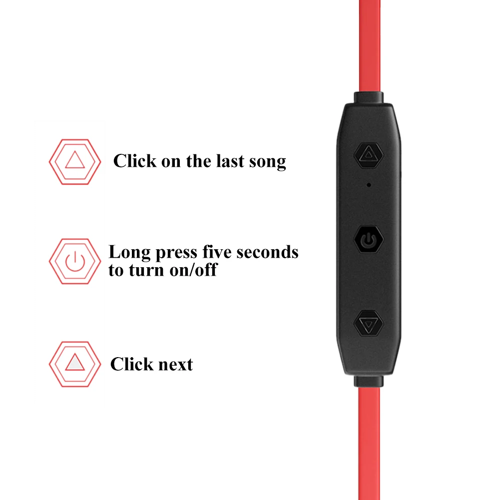Sports Running Wireless Bluetooth In-Ear Magnetic HD Stereo Neckband Earphone
Sports Running Wireless Bluetooth In-Ear Magnetic HD Stereo Neckband Earphone