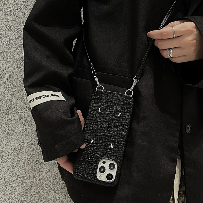 Korea Luxury embroidery Satchel Neck rope Lanyard leather phone case for iphone 14 13 12 11 Pro Max fashion girl crossbody cover
Korea Luxury embroidery Satchel Neck rope Lanyard leather phone case for iphone 14 13 12 11 Pro Max fashion girl crossbody cover