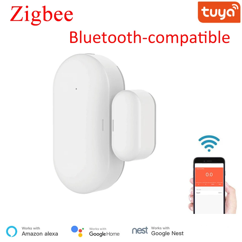 Tuya Smart WiFi Door Sensor Door Open / Closed Detectors WiFi App Notification Alert Security Alarm Support Alexa Google Home
Tuya Smart WiFi Door Sensor Door Open / Closed Detectors WiFi App Notification Alert Security Alarm Support Alexa Google Home