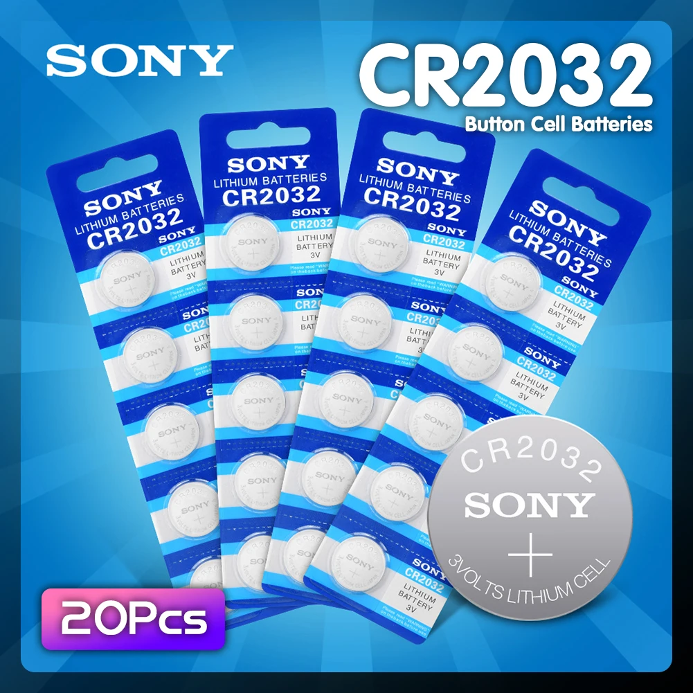 20 шт., Литиевые кнопочные батарейки для часов SONY CR2032 3 в CR 2032 DL2032 ECR2032 BR2032
20 шт., Литиевые кнопочные батарейки для часов SONY CR2032 3 в CR 2032 DL2032 ECR2032 BR2032