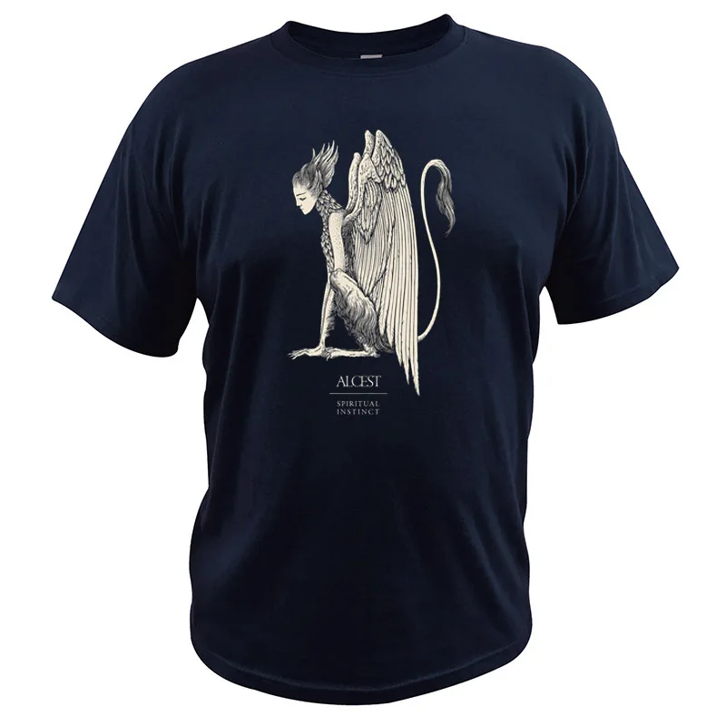 Футболка духовного Instinct Alcest Album футболка из 100% хлопка с французским