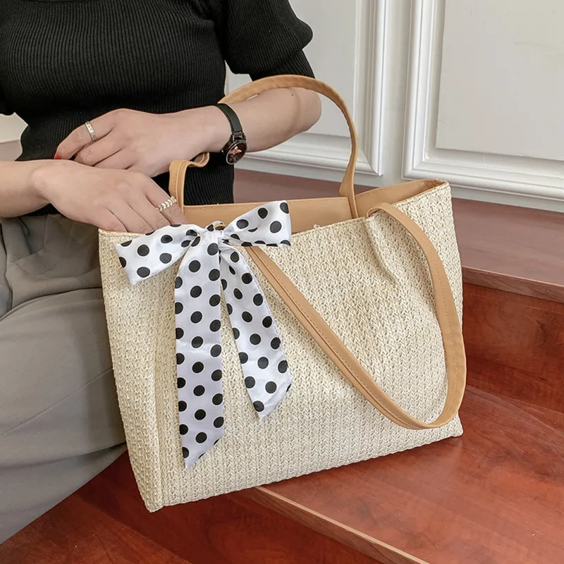 Big Straw Tote Bags Women Brand 2021 Summer Casual Beach Bag Top Handle Handbag Lady Large Capacity Braided Shopper Shoulder Bag
Big Straw Tote Bags Women Brand 2021 Summer Casual Beach Bag Top Handle Handbag Lady Large Capacity Braided Shopper Shoulder Bag