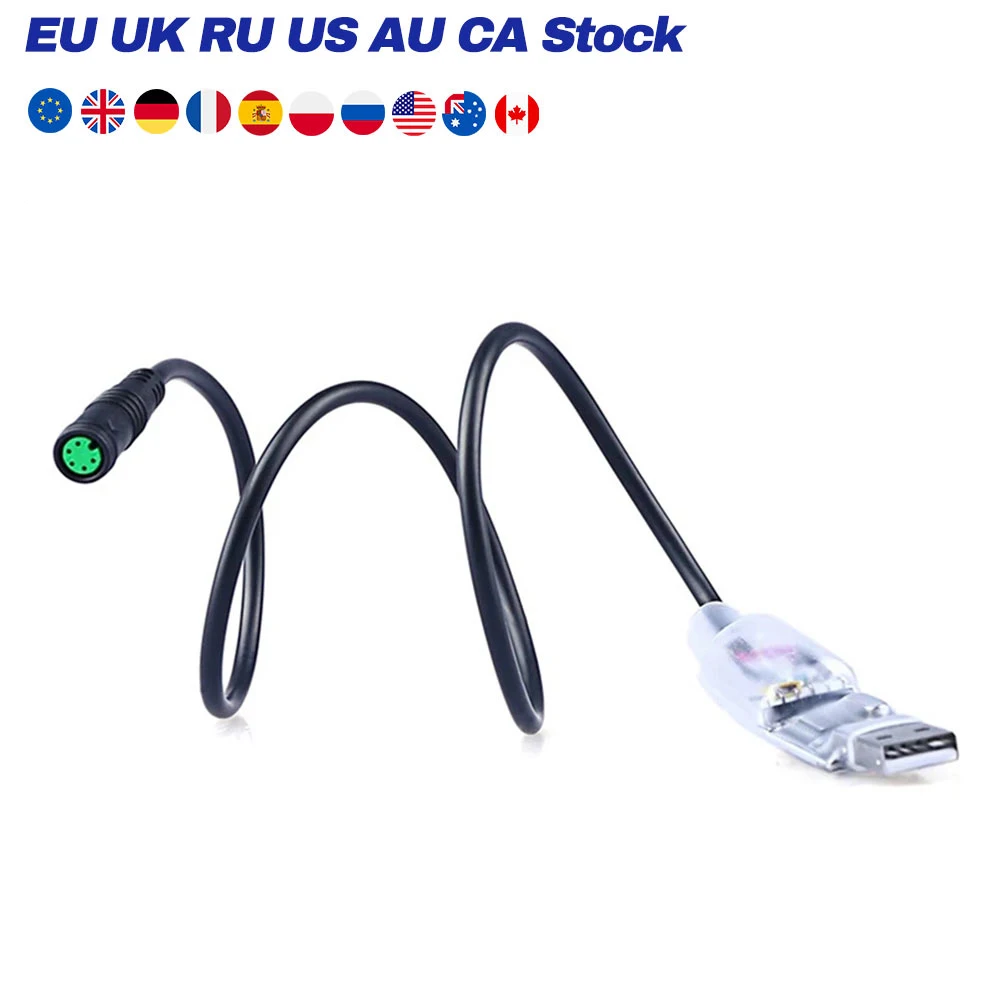 E bike Bafang USB кабель для программирования BAFANG 8FUN BBS01 250 Вт 350 BBS02 500 750 BBS03 BBSHD 1000 комплекты электродвигателей