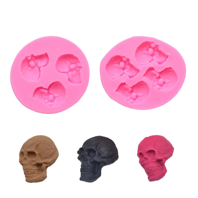 1pc 3D Skeleton Head Skull Silicone DIY Chocolate Candy Molds Party Cake Decoration Mold Pastry Baking Decoration Tools
1pc 3D Skeleton Head Skull Silicone DIY Chocolate Candy Molds Party Cake Decoration Mold Pastry Baking Decoration Tools