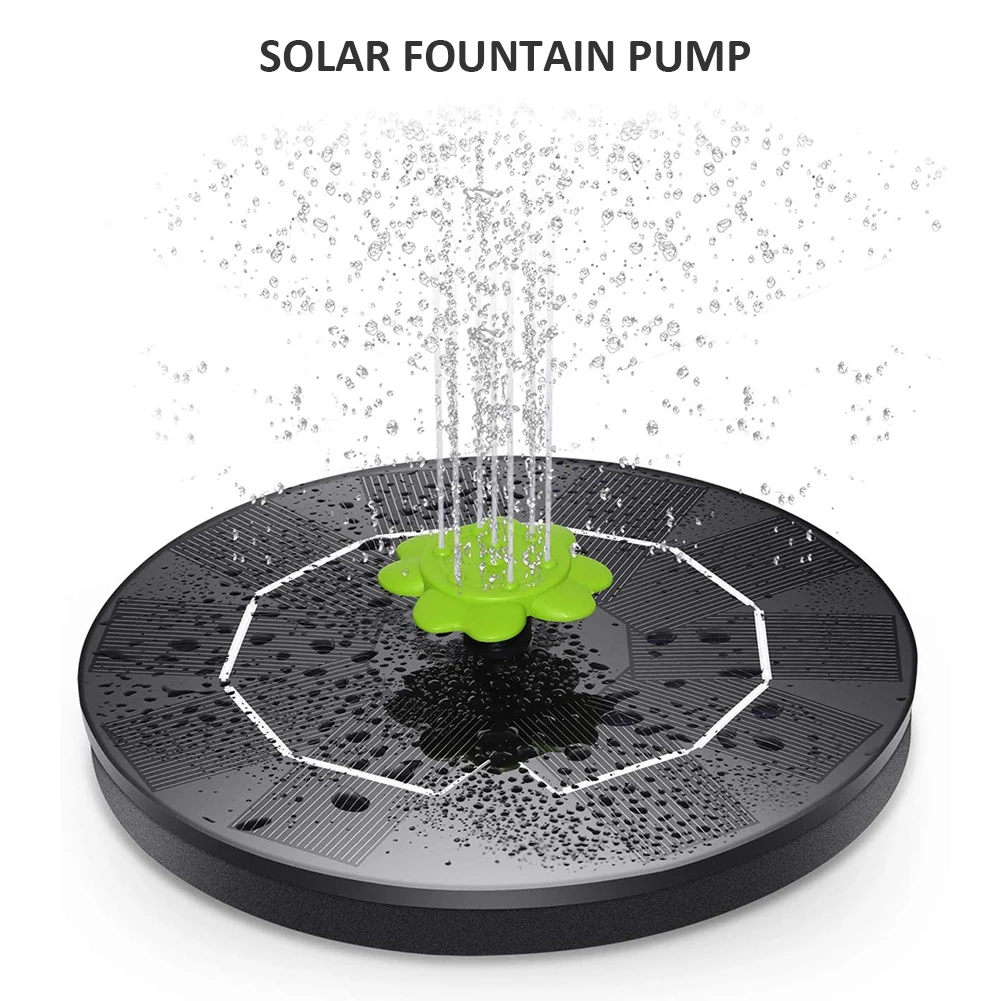 Solar Fountain Pump Garden Pond Water Feature Pump 3W Solar Power Panel With 9 Nozzles For Bird Bath Outdoor Decoration
Solar Fountain Pump Garden Pond Water Feature Pump 3W Solar Power Panel With 9 Nozzles For Bird Bath Outdoor Decoration