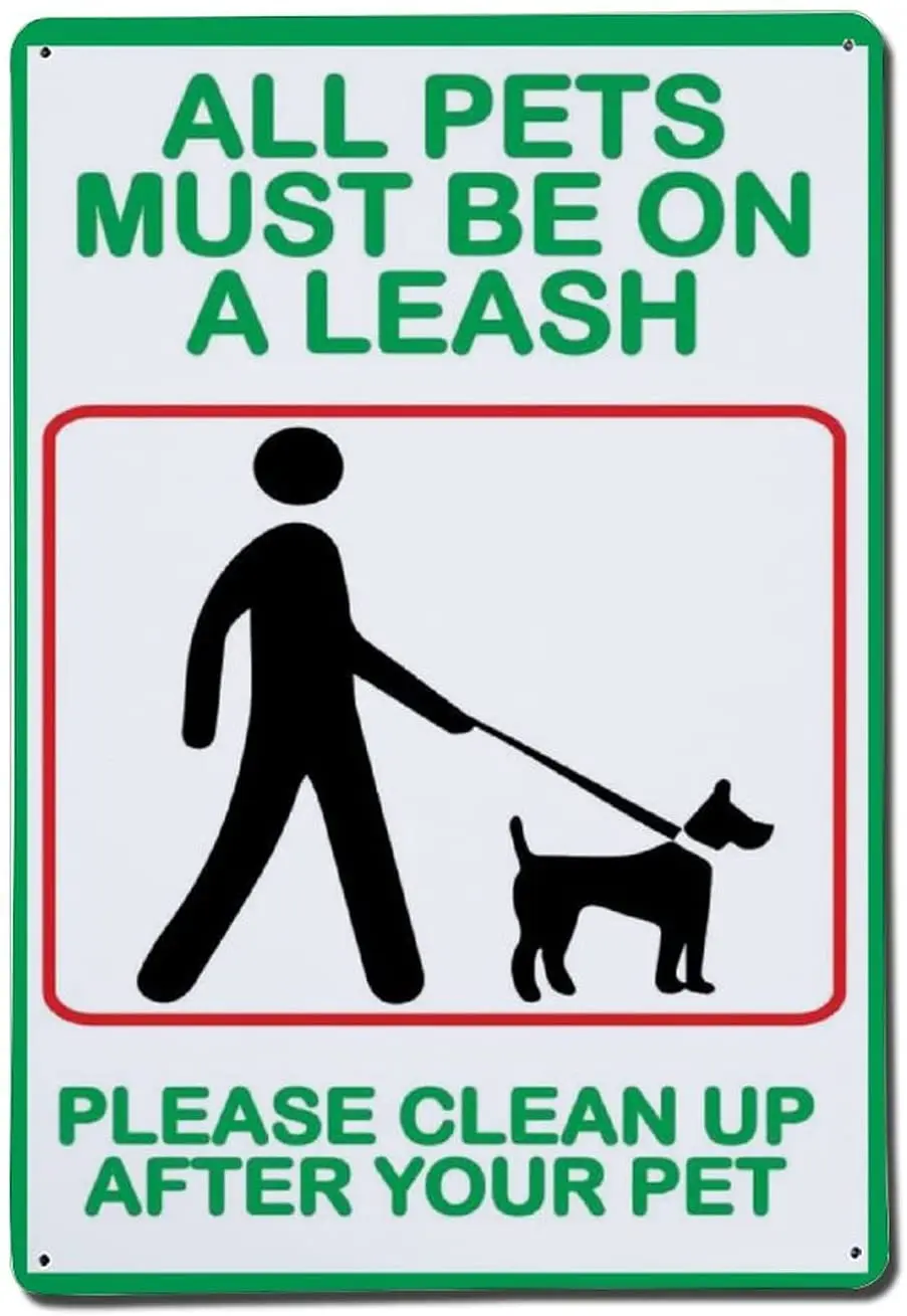 Aluminum Signs Metal Sign Warning Sign Notice Sign All Pets Must Be on a Leash Metal Sign for Garage Garden Craft Bar Road
Aluminum Signs Metal Sign Warning Sign Notice Sign All Pets Must Be on a Leash Metal Sign for Garage Garden Craft Bar Road